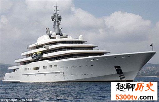 世界上十大最昂贵的私人游艇排行榜，历史至尊号(45亿美元）