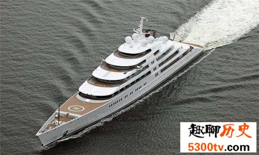 世界上十大最昂贵的私人游艇排行榜，历史至尊号(45亿美元）