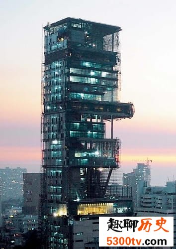 世界上最贵的房子，印度安提拉(高达10亿美元)
