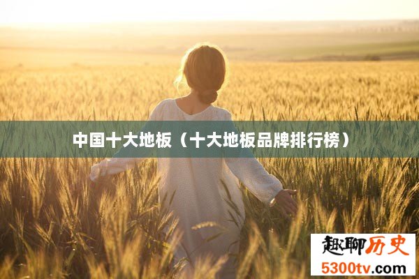 中国十大地板（十大地板品牌排行榜）