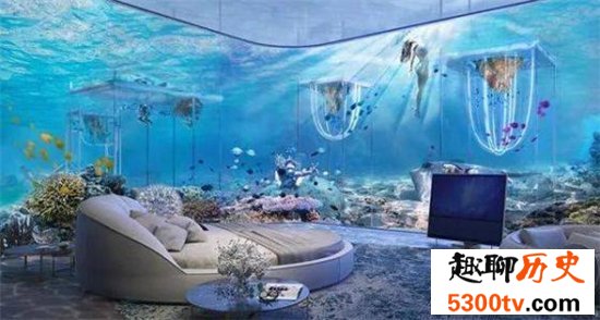 迪拜水下酒店设计奢侈，可达到十一星酒店规模