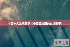 中国十大发烧歌手（中国受欢迎的发烧歌手）