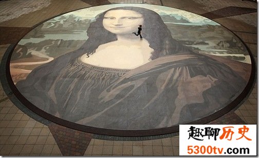 世界上最大的蒙娜丽莎微笑画像