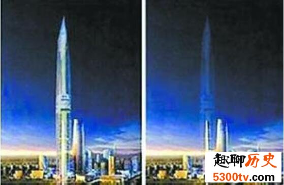 韩国第一高楼，无尽大楼高492米(首个会隐身的大楼)