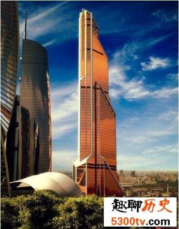 欧洲第一高楼，509米的俄罗斯联邦大厦(中国建的)