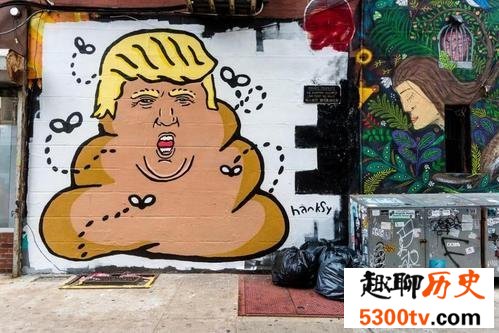 世界十大著名街头艺术作品，班克斯:间谍壁画排第一