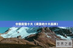 中国床垫十大（床垫的十大品牌）