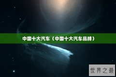 中国十大汽车（中国十大汽车品牌）